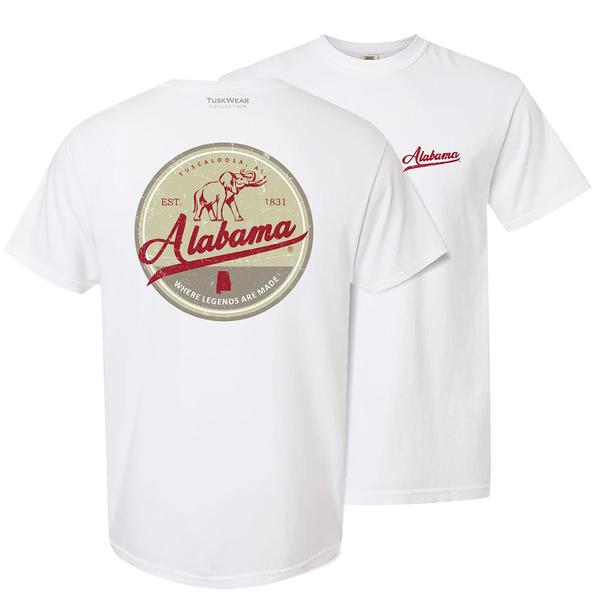 ALABAMA LEGENDS CC S/S TEE WHITE