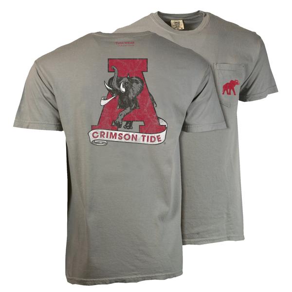 DISTRESSED VINTAGE A CC S/S GREY