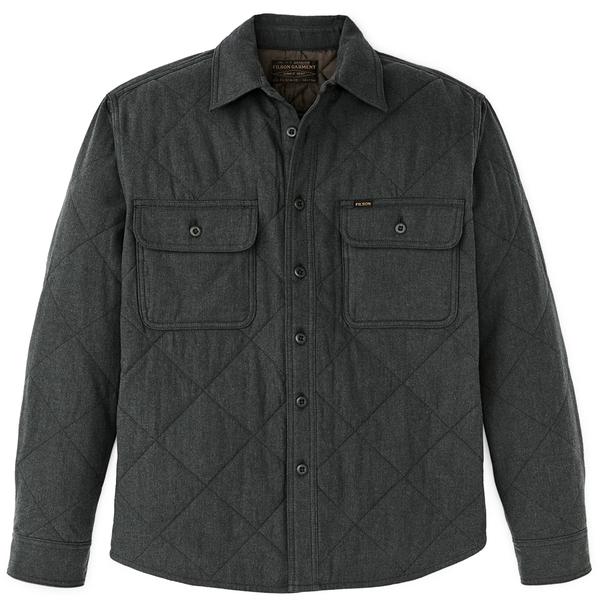MEN'S INSULATED FLANNEL SHIRT CHARCOAL