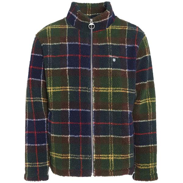 MEN'S TARTAN FLEECE ZIP THROUGH