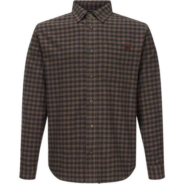 AUTUMN FLANNEL L/S SHIRT CHC/CHOCOLATECHIP