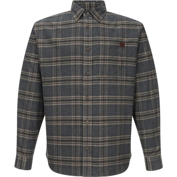 AUTUMN FLANNEL L/S SHIRT UXB/UNEXPLOREDBLACK