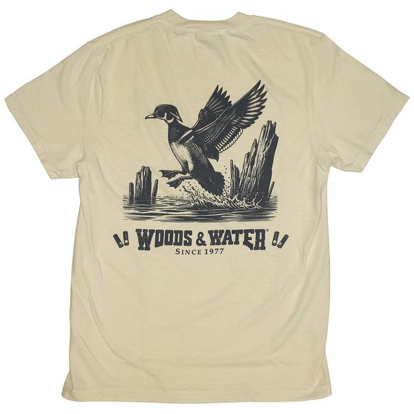 CC WW WOOD DUCK S/S TEE IVORY/CHAR