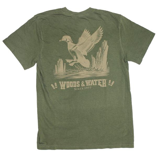 CC WW WOOD DUCK S/S TEE MOSS/TAN