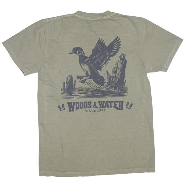 CC WW WOOD DUCK S/S TEE SANDSTONE/CHAR