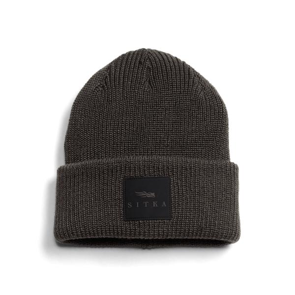 Double Cuff Acrylic Knit Beanie SH/SHADOW