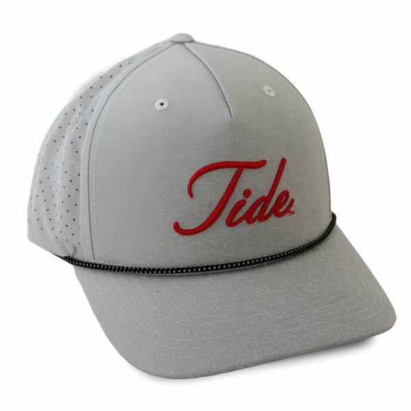 Tuskwear Performance Rope Hat with 3D Tide - Hat 355 SILVER