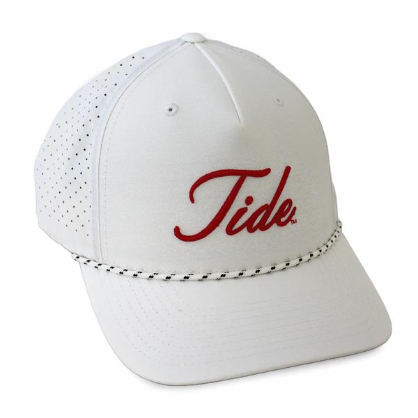 Tuskwear Performance Rope Hat with 3D Tide - Hat 355 WHITE