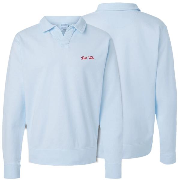 Tuskwear Script Roll Tide - Sweatshirt Collared SOOTHINGBLUE