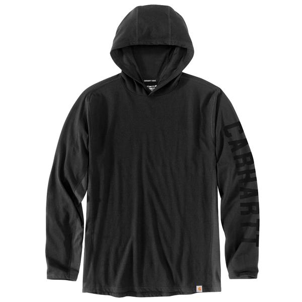 MEN'S FORCE HSTN RELAXED LOGO HOODIE N04/BLACK