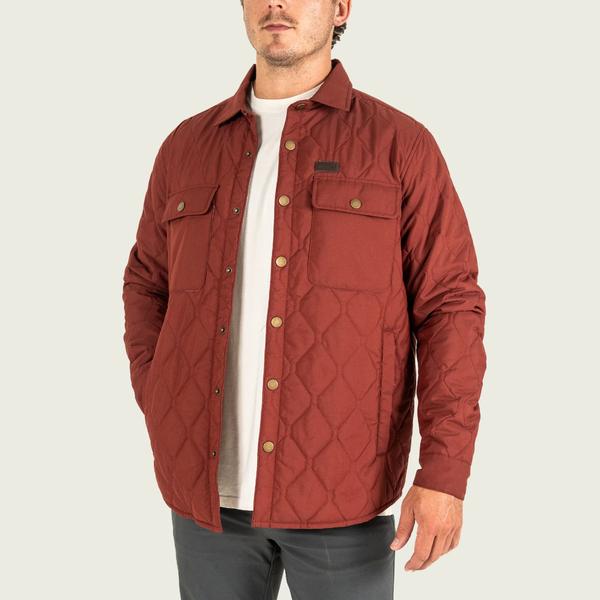 Men's Saluda Puff Shacket BURNTHENNA