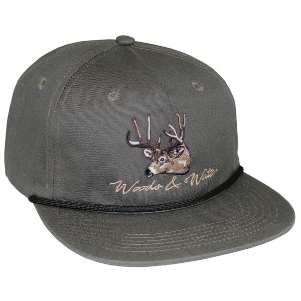 WHITETAIL WNW GOAT ROPE HAT GUNMETAL/PEANUT
