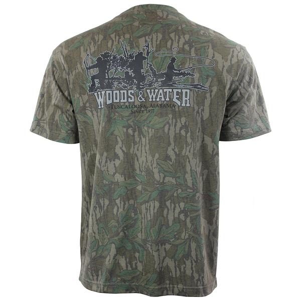 MO WASH OUT WW TRIO 2 S/S TEE GREENLEAF/CHAR/GRY