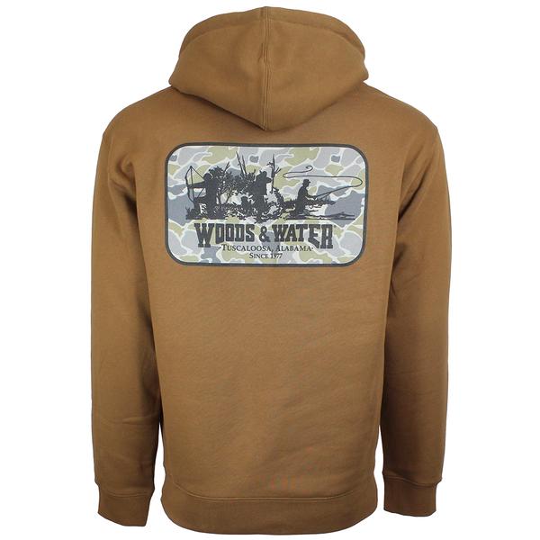 WW CAMO BADGE HOODY SADDLE/BLKCAMO