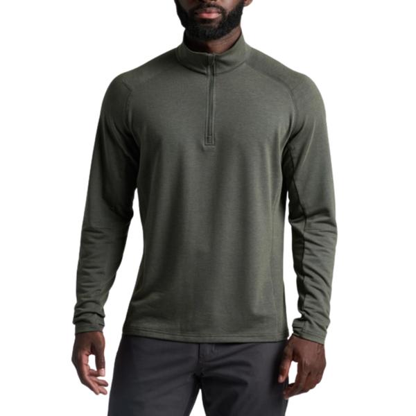 Men's Influx 1/4 Zip MOSSSTONE