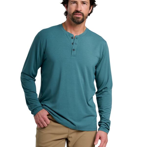 Men's Bamboo Flex Long Sleeve Henley 535/SEAPINE