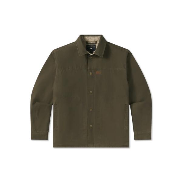 Men's Bishop Rugged Canvas Jacket DARKOLIVE
