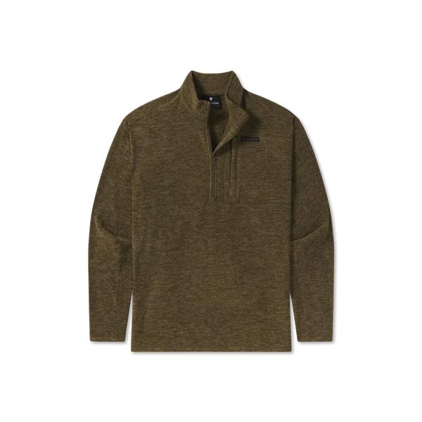 Men's Maple Grove Brushed Pullover DARKOLIVE