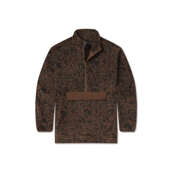 Men's Wadsworth Fleece Pullover Retro Camo STONEBROWN