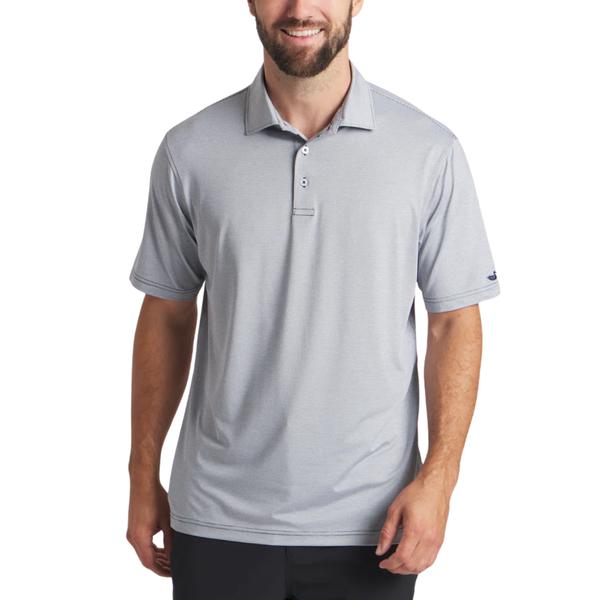 Men's Marin Headlands Performance Polo WHITE/NAVY