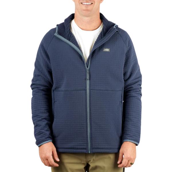 Men's ArmorLoft Full-Zip Hoodie Sweatshirt NAVAL