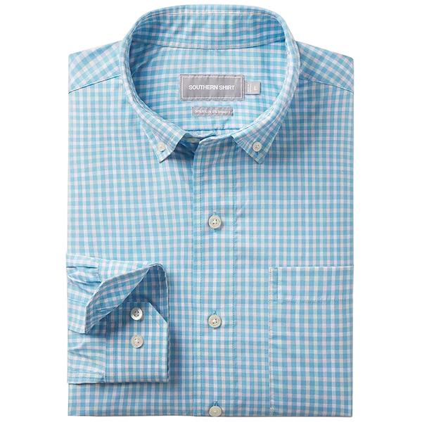 SAMFORD CHECK L/S 1118/AQUAVERDE