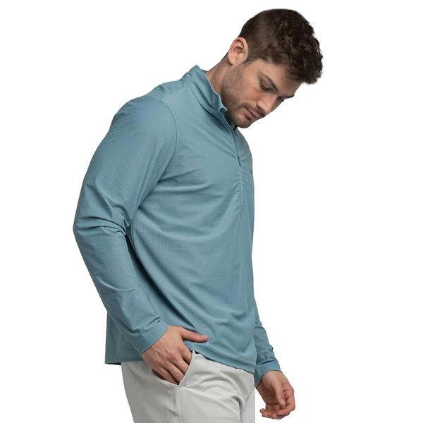 MEN'S NEXT LEVEL PERFORMANCE PULLOVER 1282/SMOKEBLUE