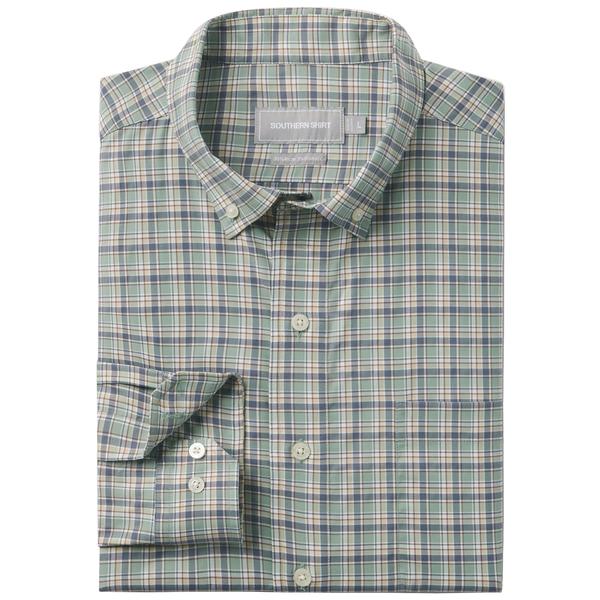 MEN'S HAWTHORNE LONG SLEEVE PLAID 1207/MALLARD