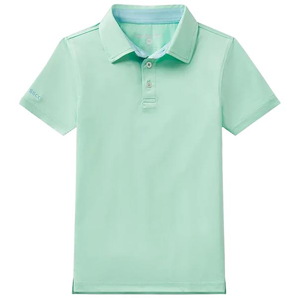 YOUTH GRAYTON HEATHER POLO 1324/PARADISE