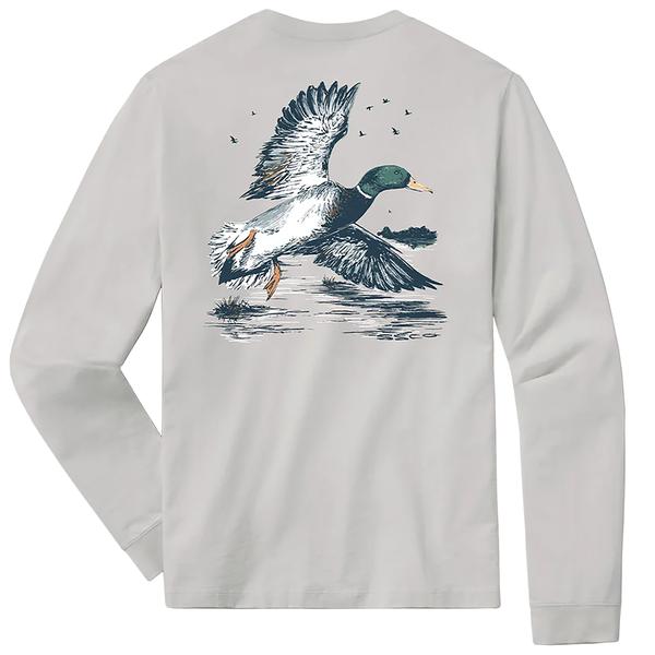 YOUTH WINGED PURSUIT LONG SLEEVE TEE 1657/OYSTER