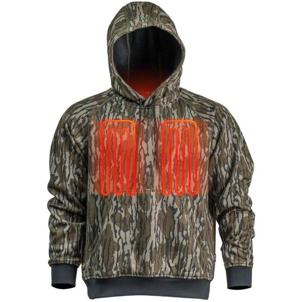 Men's BLX Mossy Oak Heated Pullover Hoodie