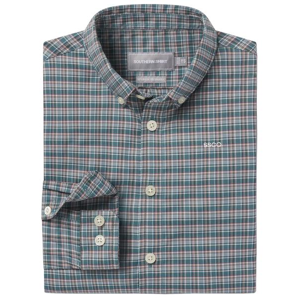 YOUTH BOYS BENNETT LONG SLEEVE PLAID