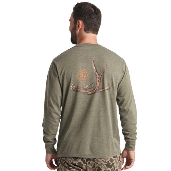 MEN'S L/S SEAWASH TEE RUT DARKOLIVE