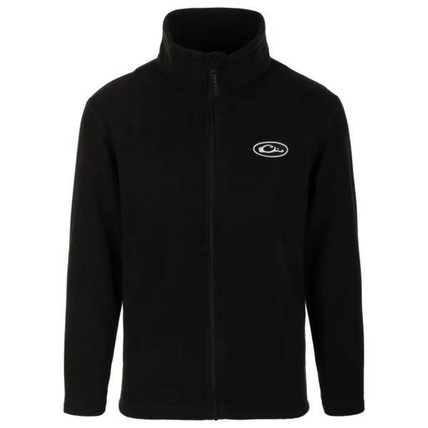 Youth Camp Fleece Full Zip CAB/CAVIARBLACK