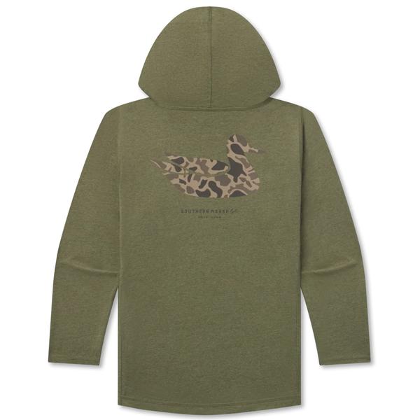 YOUTH CLASSIC HOODIE TEE DUCK ORG CAMO