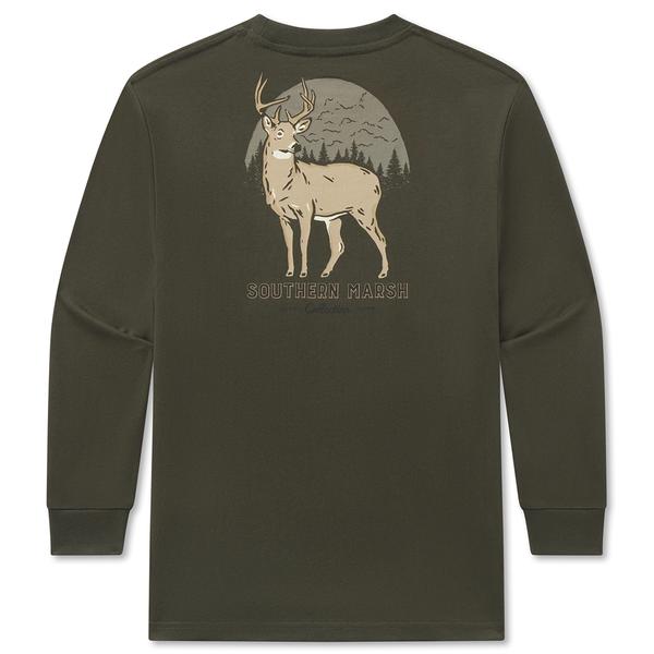 YOUTH L/S EIGHT POINT TEE
