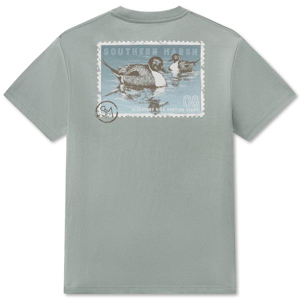YOUTH DUCKSTAMP PINTAIL TEE BURNTSAGE
