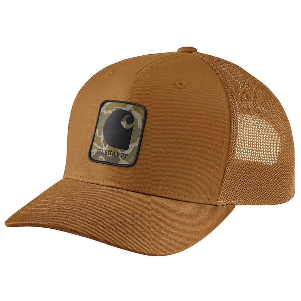 Rugged Flex Twill Meshback Camo Patch Cap