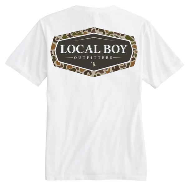 Men's Vintage Emblem S/S Tee WHITE