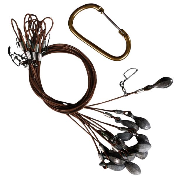 2.5` 3OZ TEARDROP TX RIGS 12 PACK