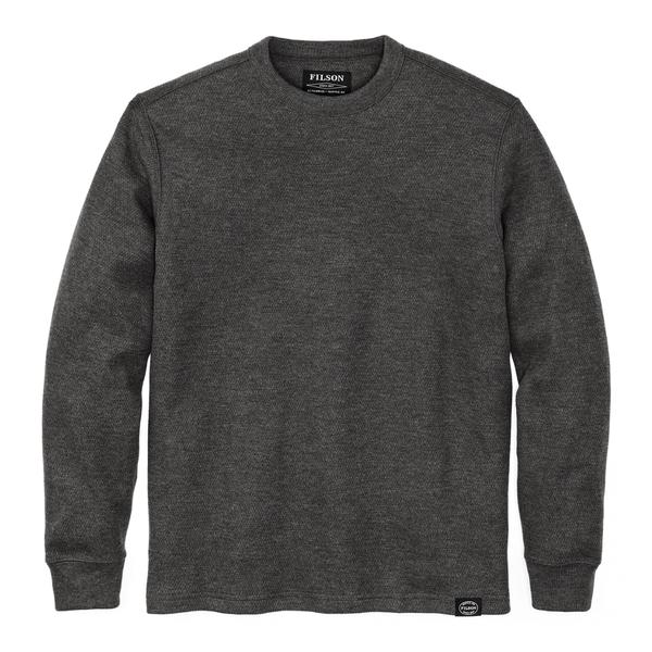 Men's Waffle Knit Thermal Crewneck