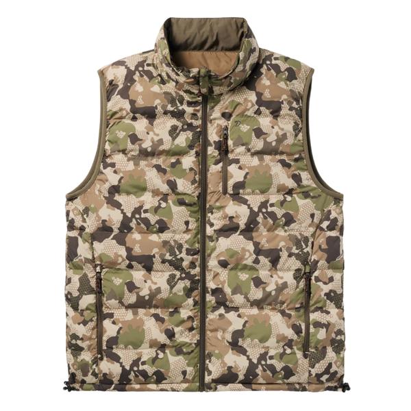 Men's Reversible Puffer Vest 213/PINOAK/WETLAND