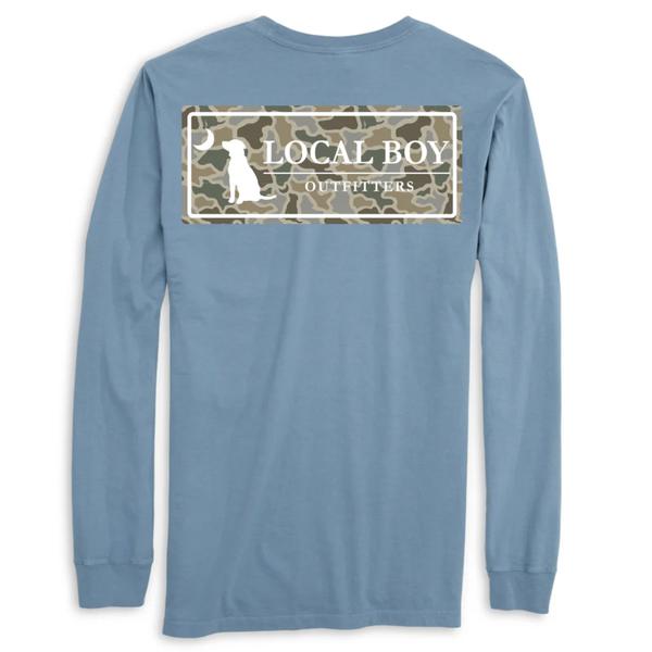 Men's Sand Dog & Moon Plate L/S Tee SLT/SLATE