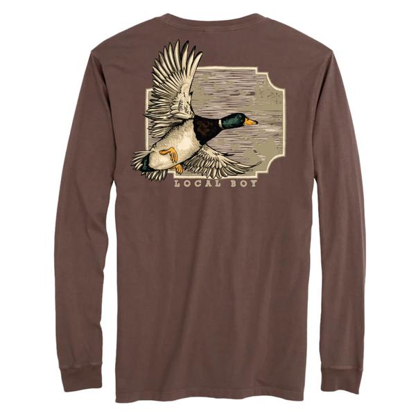 Men's Greenhead Flight L/S Tee ESO/ESPRESSO