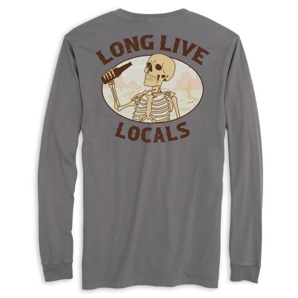 Men's Long Live Locals L/S Tee GRY/GREY