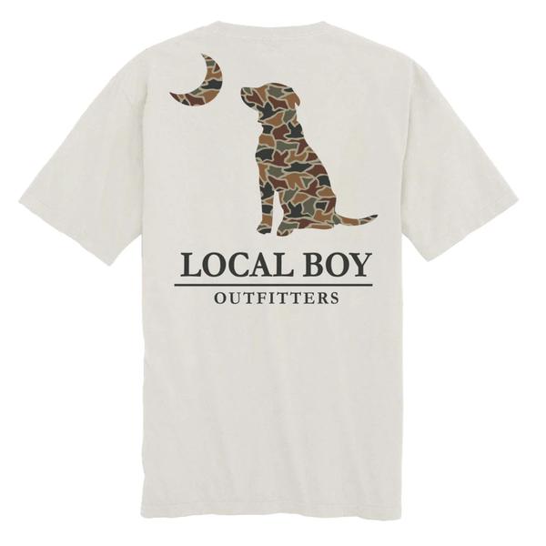 Youth Autumn Duck Camo Dog & Moon Tee