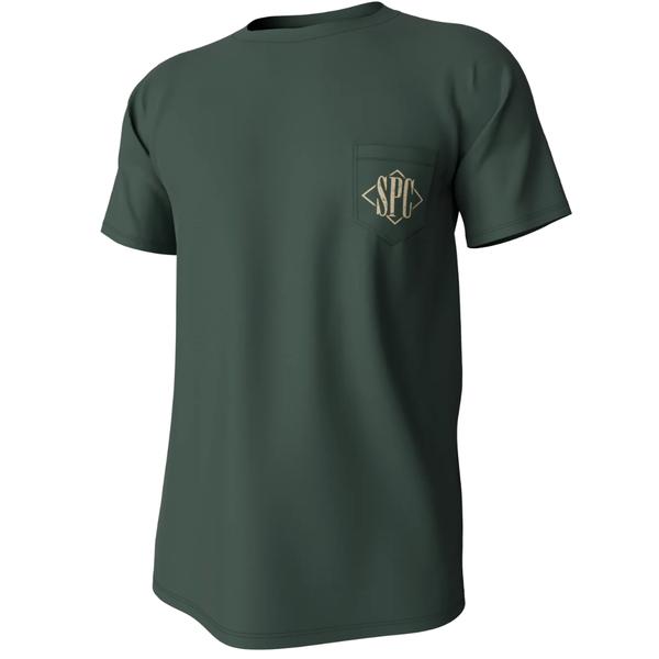 Diamond Quail Short Sleeve Pocket Tee DUCKGREEN
