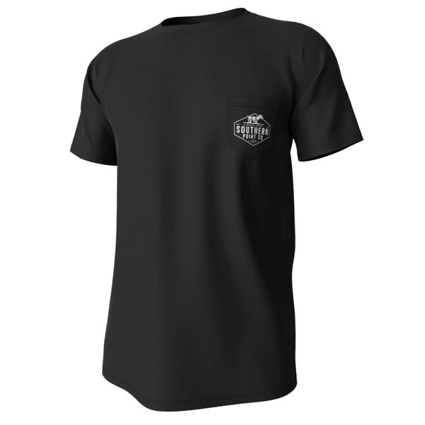 Youth Down South Short Sleeve Pocket Tee BLACK