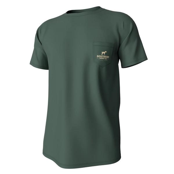 Youth Camo Logo Short Sleeve Pocket Tee DUCKGREEN