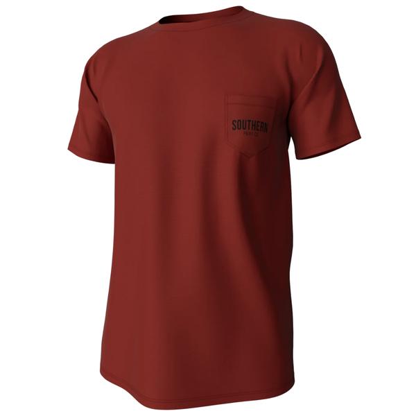 Youth Greyton Badge Short Sleeve Pocket Tee CHILIOIL